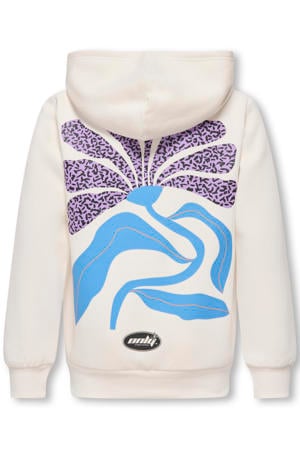hoodie met backprint offwhite