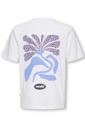 T-shirt met backprint wit