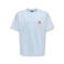 ONLY & SONS JUNIOR T-shirt met backprint lichtblauw