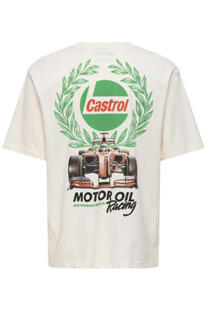 T-shirt met backprint wit
