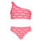Vingino one shoulder bikini Zavine roze/wit