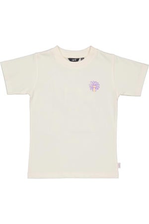 T-shirt met backprint ecru