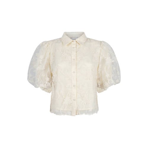 Aaiko gebloemde blouse wit afbeelding