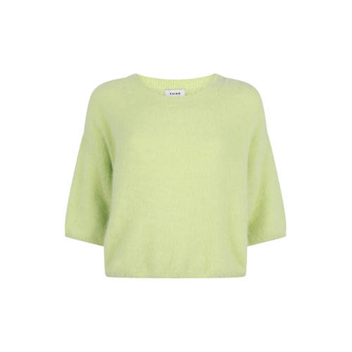 Aaiko pullover met wol groen gebreid afbeelding