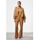Aaiko Straight regular waist pantalon camel