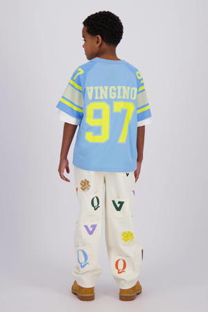 Lorenzo loose fit jeans wit