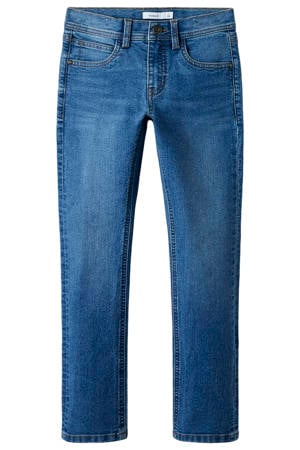 slim fit jeans medium blue denim