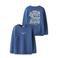 NAME IT KIDS sweater met backprint blauw