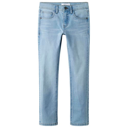 NAME IT KIDS slim fit jeans light blue denim afbeelding