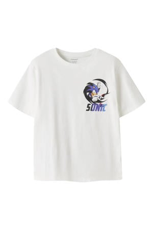 T-shirt met backprint wit