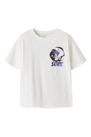 T-shirt met backprint wit
