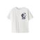 NAME IT KIDS T-shirt met backprint wit