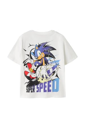 T-shirt met backprint wit