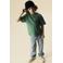 NAME IT KIDS T-shirt met backprint groen