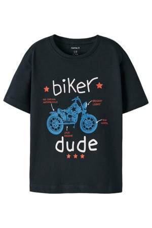 T-shirt donkerblauw