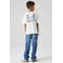 NAME IT KIDS T-shirt met backprint wit