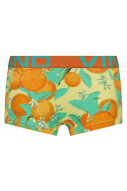 thumbnail: Vingino katoenen short met print - oranje/groen (set van 3)