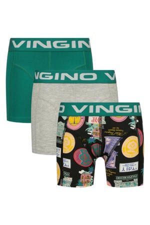 boxershort - groen/multicolor (set van 3)