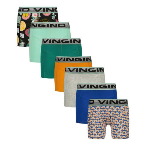Vingino boxershort groen/multicolor (set van 7)