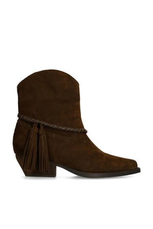 suède cowboylaarzen bruin