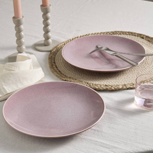 NOUS Living Artisan dinerbord (Ø25,5 cm) (set van 2) afbeelding