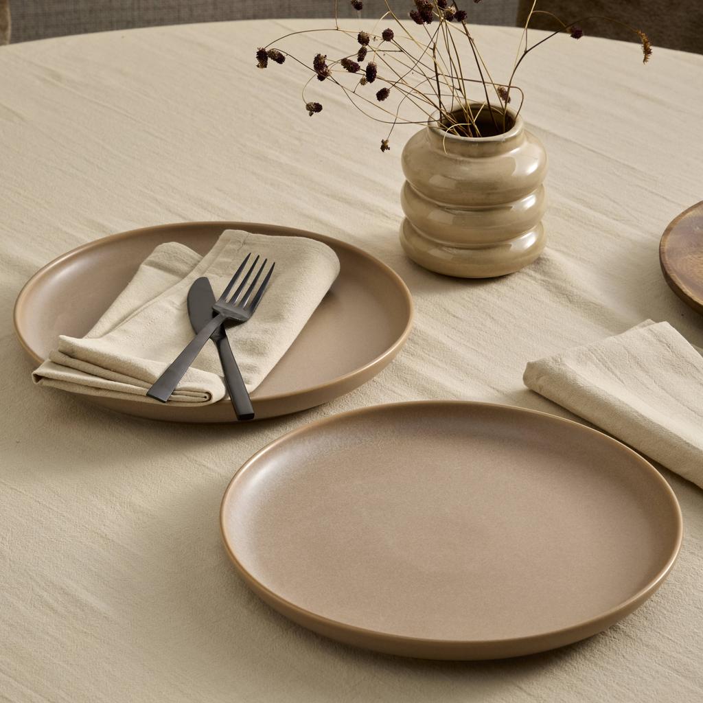 NOUS Living Grain dinerbord (Ø26 cm) (set van 2)