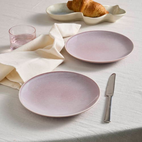 NOUS Living Artisan ontbijtbord (Ø20 cm) (set van 2) afbeelding