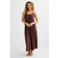 BEACHWAVE strandjurk donkerbruin