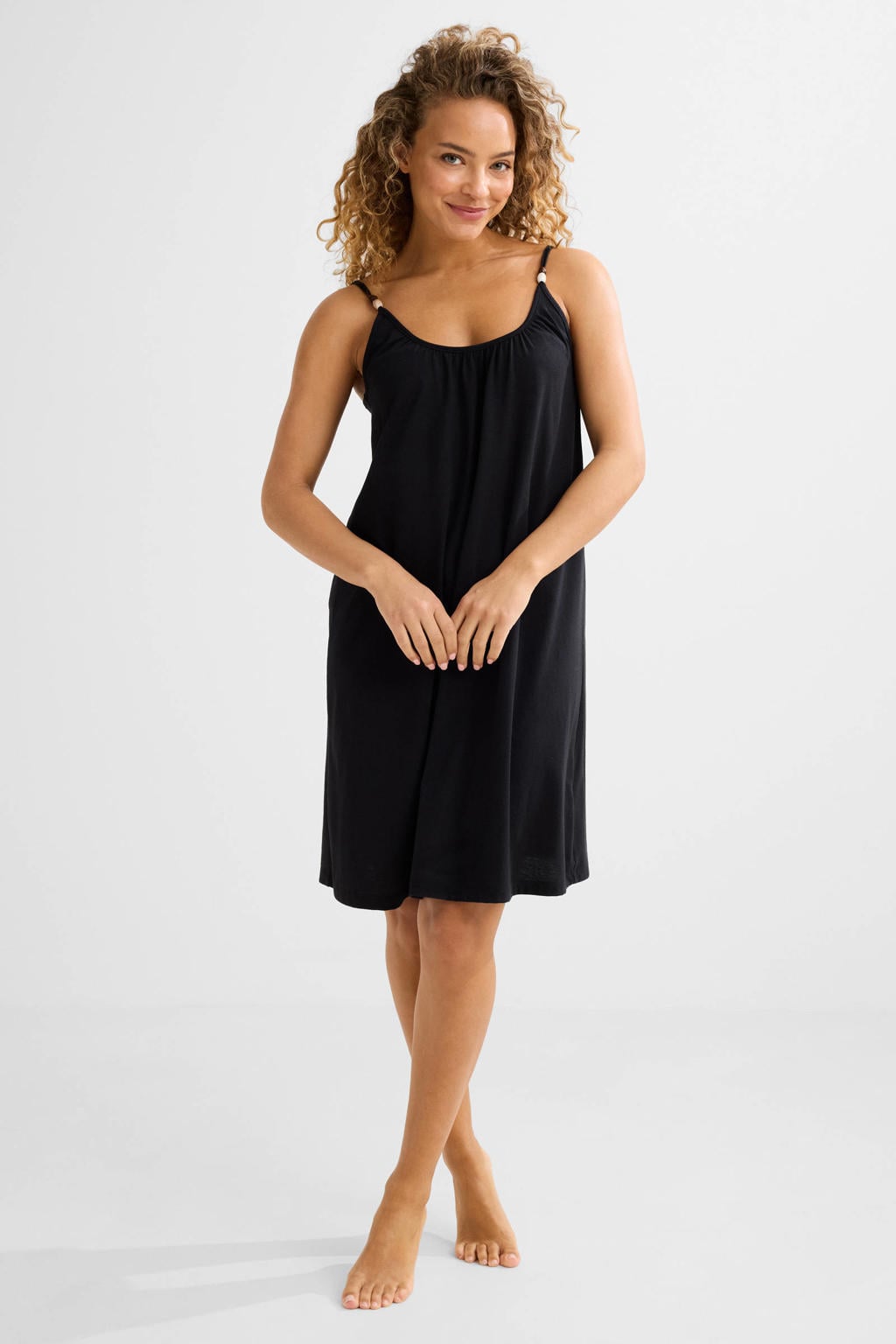 BEACHWAVE strandjurk zwart