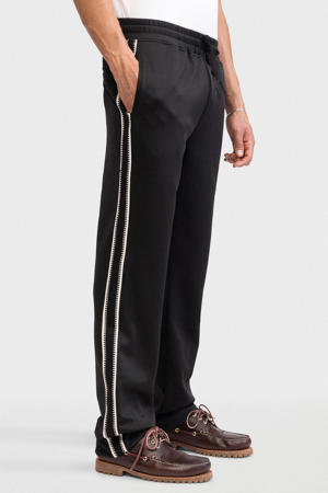 regular casual broek zwart