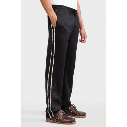 Redefined Rebel regular casual broek zwart afbeelding