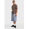 Redefined Rebel boxy gestreepte T-shirt bruin