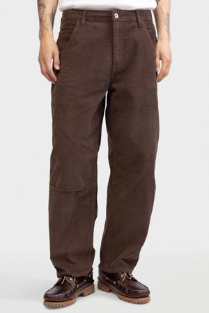 RRAndrew corduroy baggy casual broek bruin