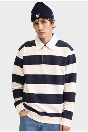 gestreepte sweater donkerblauw