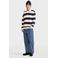 Redefined Rebel gestreepte sweater donkerblauw