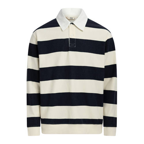 Redefined Rebel gestreepte sweater donkerblauw afbeelding