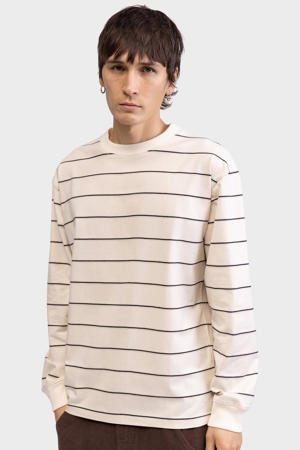 gestreepte longsleeve ecru