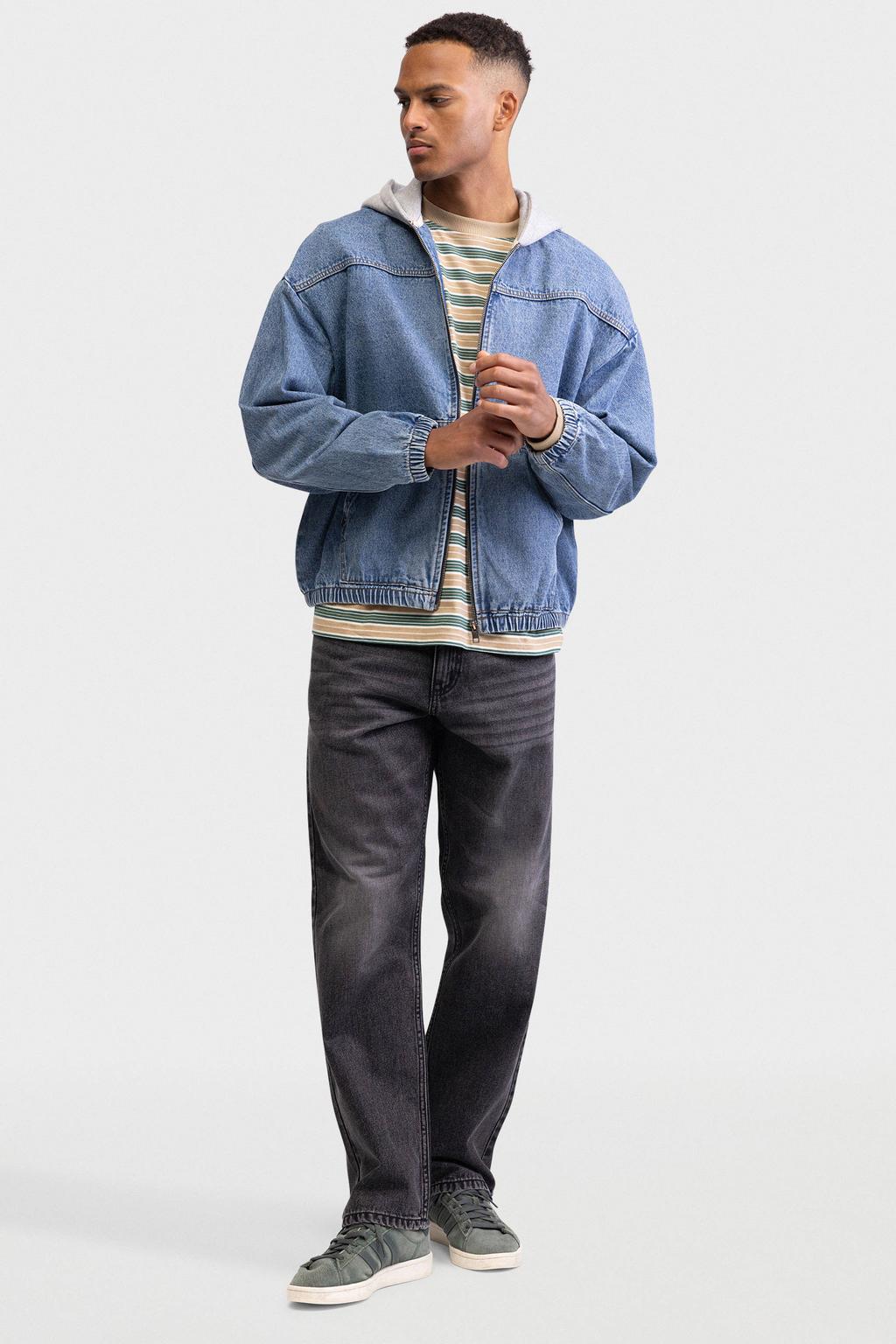 Redefined Rebel RRBrooklyn straight leg jeans grijs