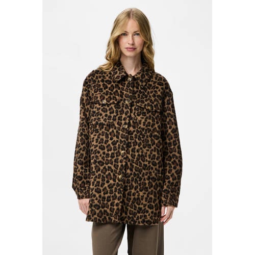 PIECES shacket bruin afbeelding