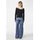 PIECES top zwart