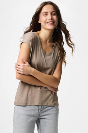T-shirt beige met lurex