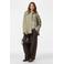 PIECES trenchcoat groen