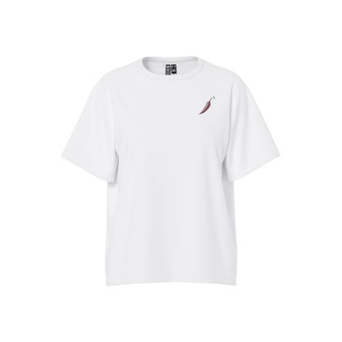 PIECES T-shirt met backprint wit afbeelding