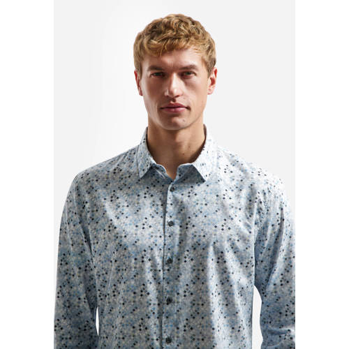 No Excess regular casual overhemd lichtblauw afbeelding