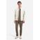 No Excess gewatteerde jas beige