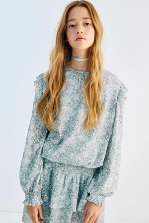 blousetop blauw