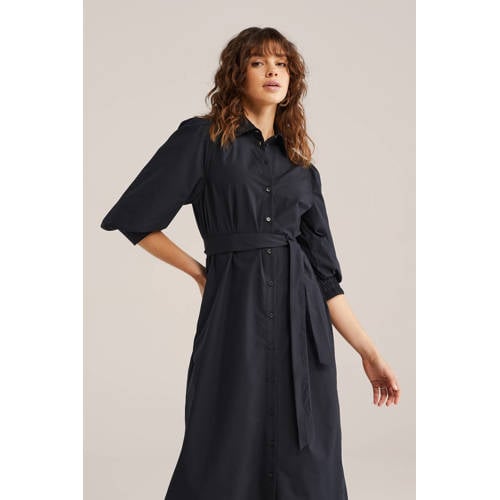 WE Fashion blousejurk zwart afbeelding