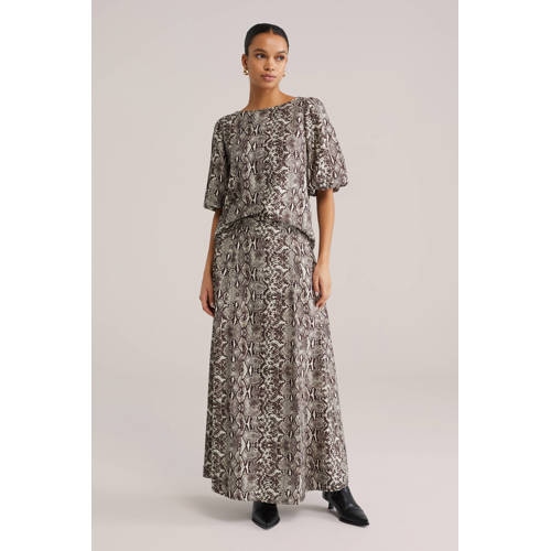 WE Fashion rok grijs afbeelding