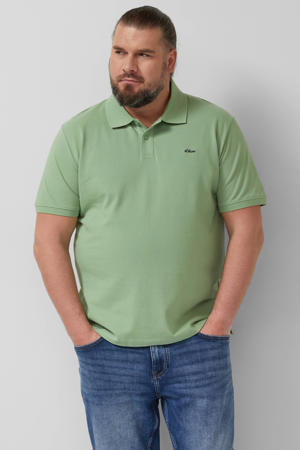 regular polo Plus Size lichtgroen