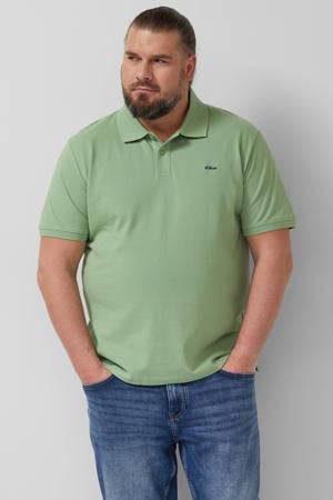 regular polo Plus Size lichtgroen